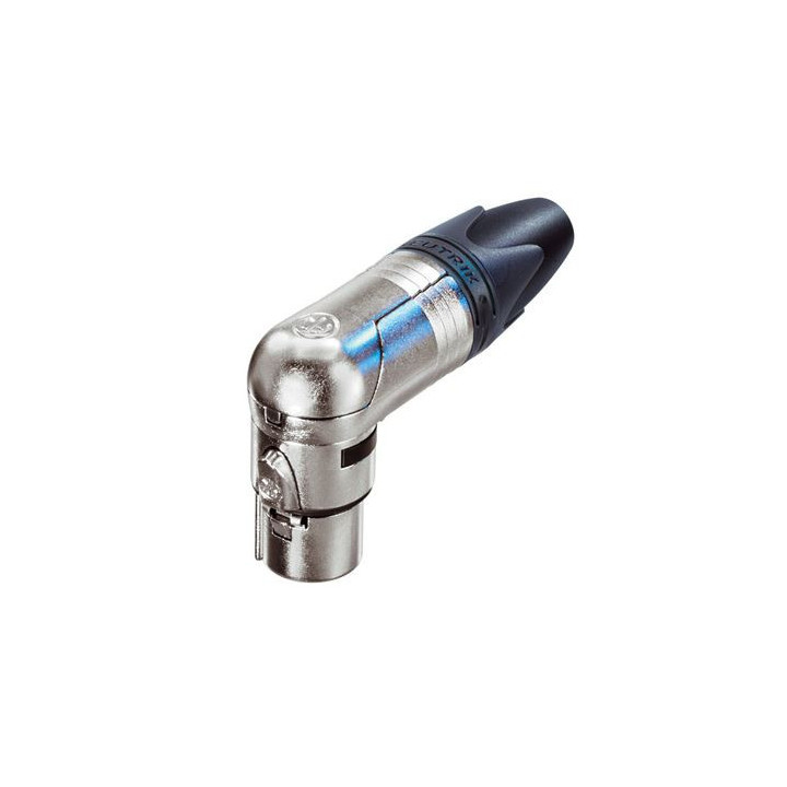 Contrik NC4FRX - 4 pole right angle female cable connector