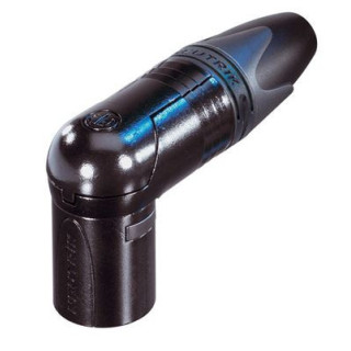 Contrik NC4FRX-B - 4 pole right angle female cable connector