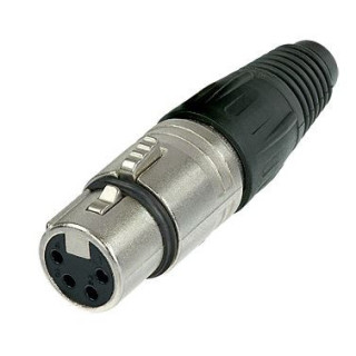 Contrik NC4FX - 4 pole female cable connector