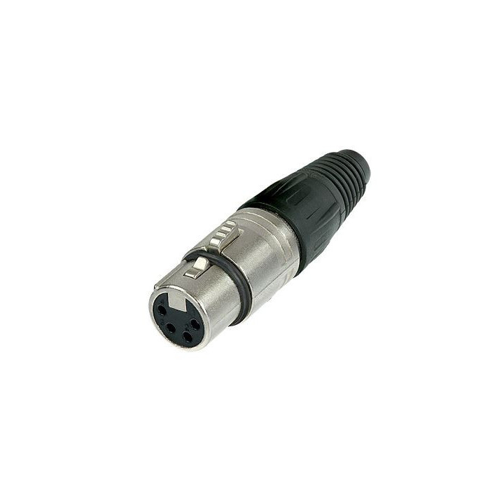 Contrik NC4FX - 4 pole female cable connector
