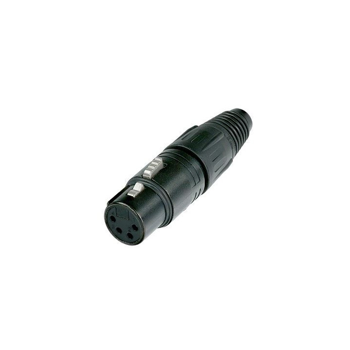 Contrik NC4FX-B - 4 pole female cable connector