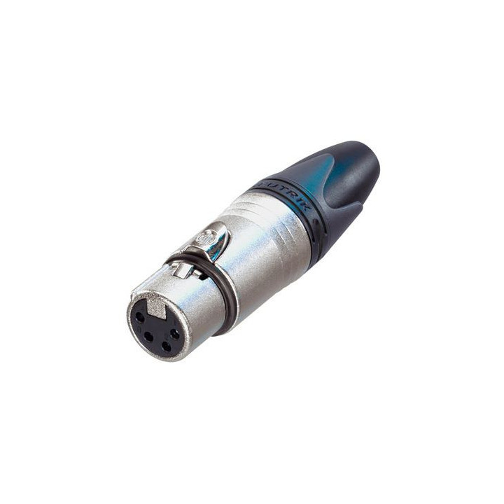 Contrik NC4FXX - 4 pole female cable connector
