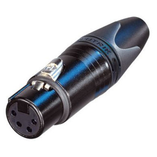 Contrik NC4FXX-B - 4 pole female cable connector