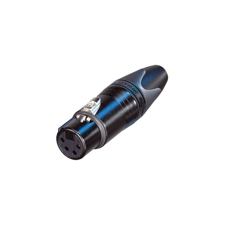 Contrik NC4FXX-B - 4 pole female cable connector