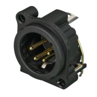 Contrik NC4MAH - 4 pole male XLR receptacle