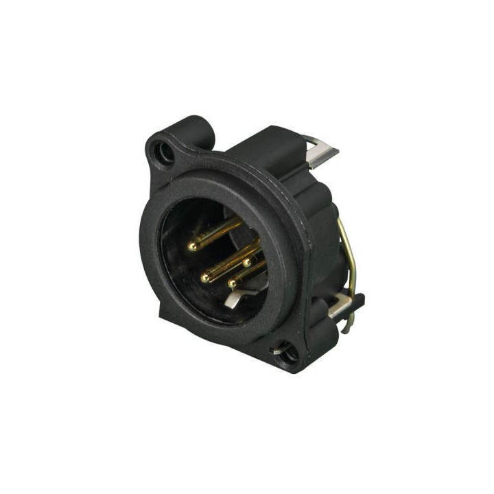 Contrik NC4MAH - 4 pole male XLR receptacle