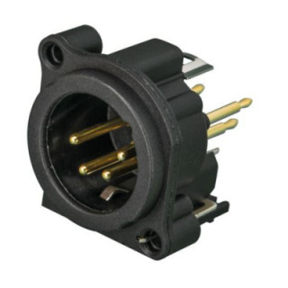 Contrik NC4MAV - 4 pole male XLR receptacle