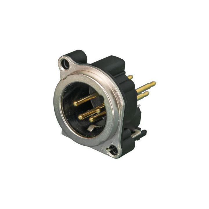 Contrik NC4MBV - 4 pole male XLR receptacle