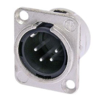 Contrik NC4MD-L-1 - 4 pole male receptacle