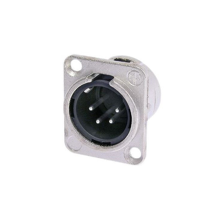 Contrik NC4MD-L-1 - 4 pole male receptacle
