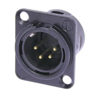 Contrik NC4MD-L-B-1 - 4 pole male receptacle