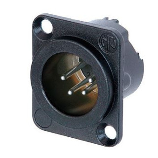 Contrik NC4MD-LX-BAG - 4 pole male receptacle