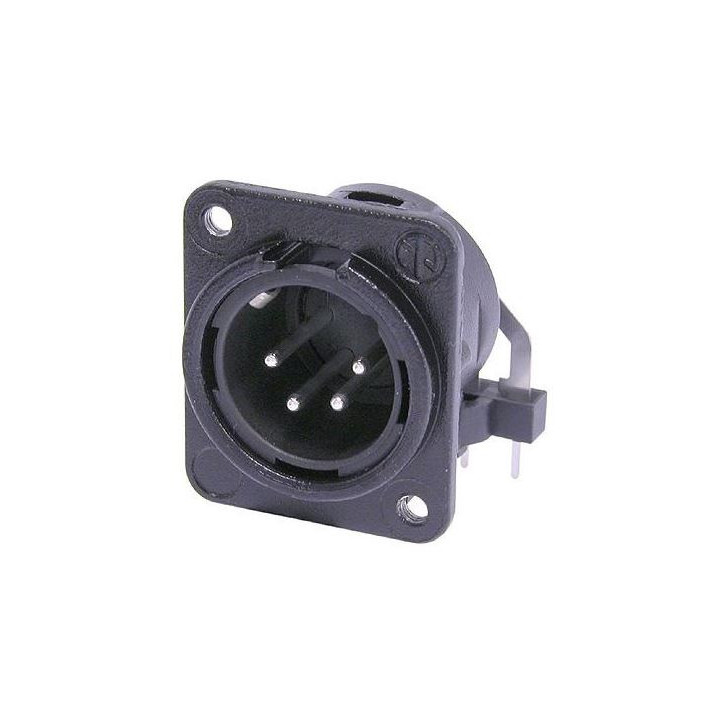 Contrik NC4MDM3-H-BAG - 4 pole male receptacle