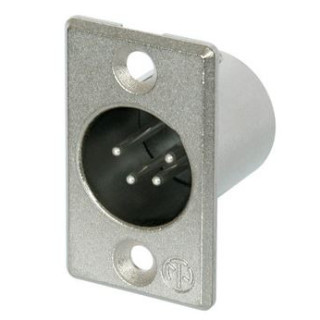Contrik NC4MP - 4 pole male receptacle