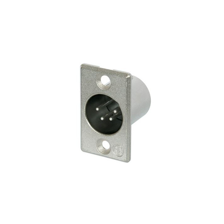 Contrik NC4MP - 4 pole male receptacle