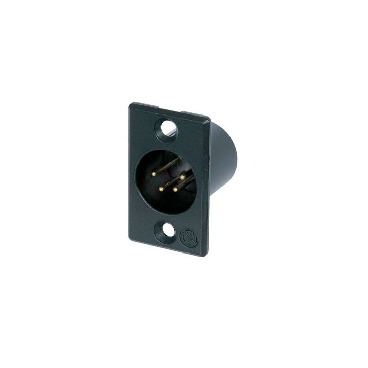 Contrik NC4MP-B - 4 pole male receptacle
