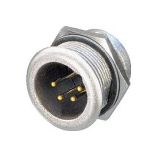 Contrik NC4MPR-HD - Heavy duty sealed male 4 pole XLR chassis connector