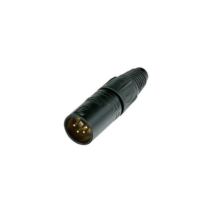 Contrik NC4MX-B - 4 pole male cable connector