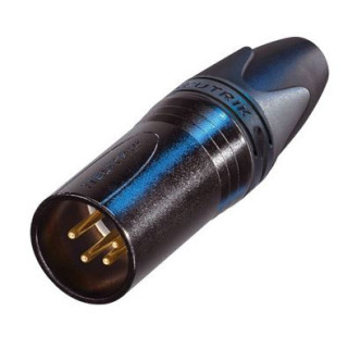 Contrik NC4MXX-B - 4 pole male cable connector