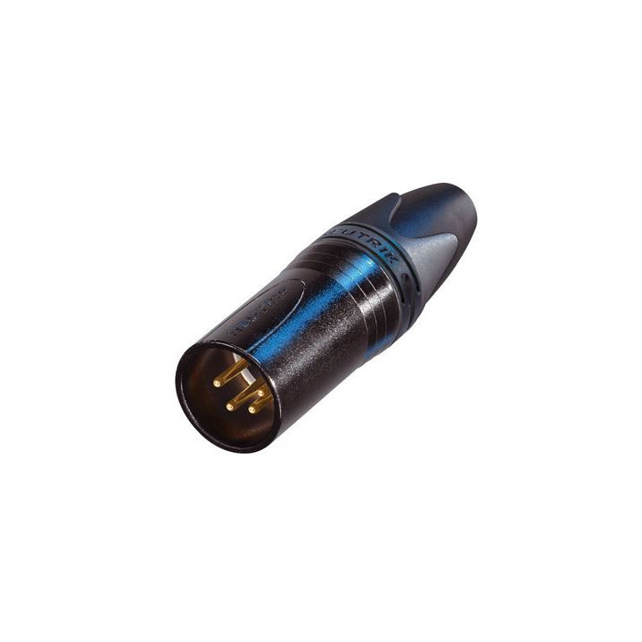 Contrik NC4MXX-B - 4 pole male cable connector