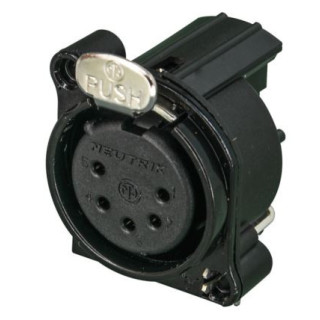Contrik NC5FBH-B - 5 pole female XLR receptacle