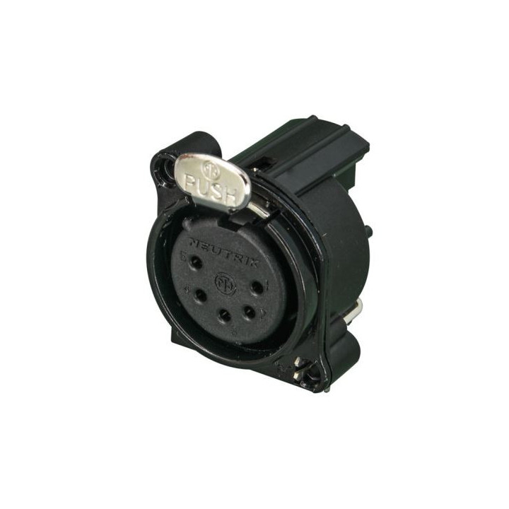 Contrik NC5FBH-B - 5 pole female XLR receptacle