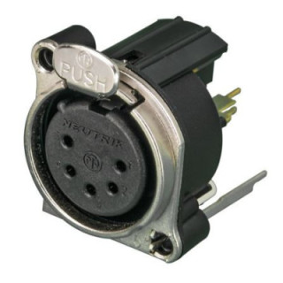 Contrik NC5FBV - 5 pole female XLR receptacle