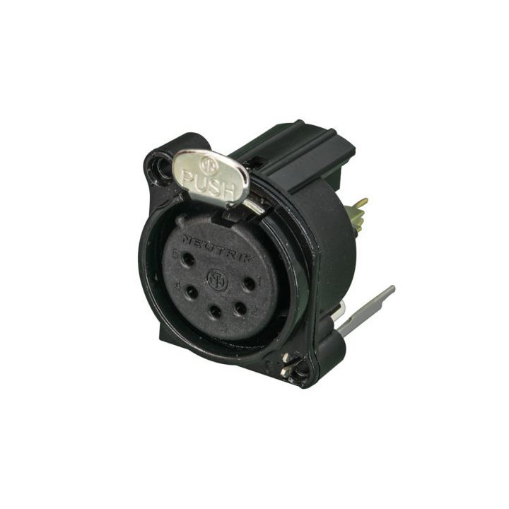 Contrik NC5FBV-B - 5 pole female XLR receptacle