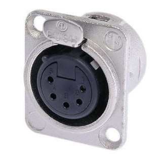 Contrik NC5FD-L-1 - 5 pole female receptacle