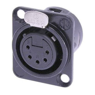 Contrik NC5FD-L-B-1 - 5 pole female receptacle