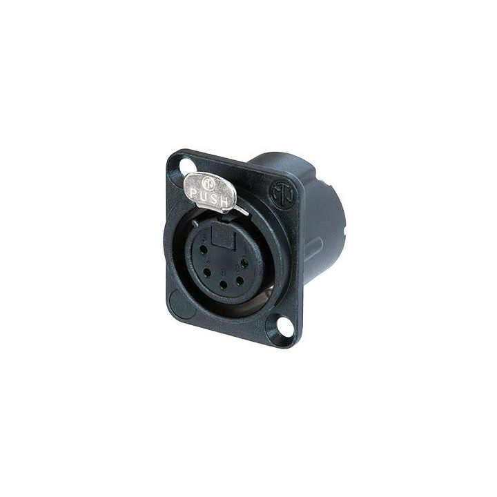 Contrik NC5FD-LX-B - 5 pole female receptacle