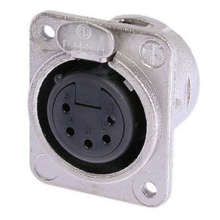 Contrik NC5FDM3-L-1 - 5 pole female receptacle