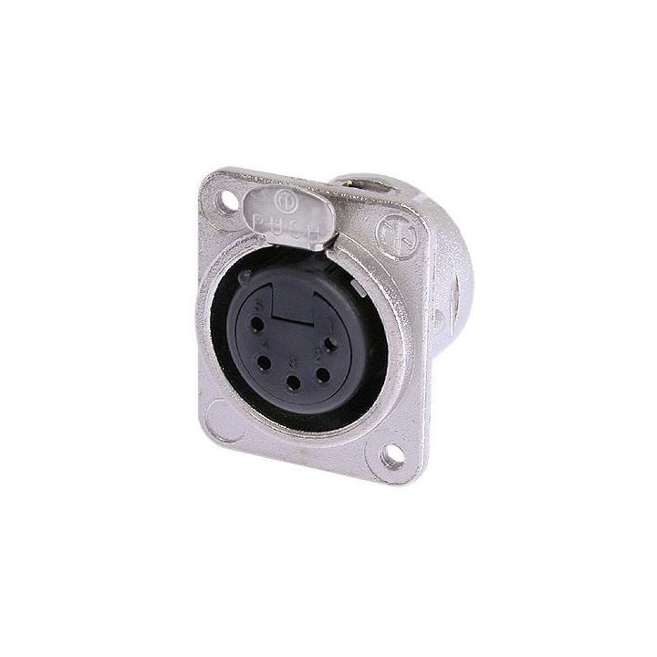 Contrik NC5FDM3-L-1 - 5 pole female receptacle