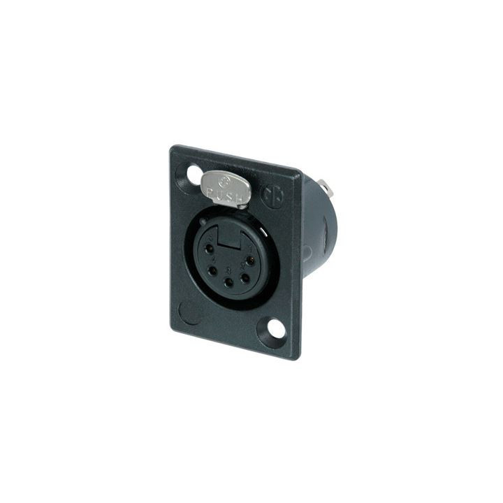 Contrik NC5FP-B-1 - 5 pole female receptacle