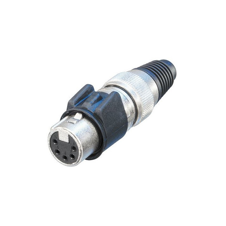 Contrik NC5FX-HD - 5 pole female cable connector, heavy duty