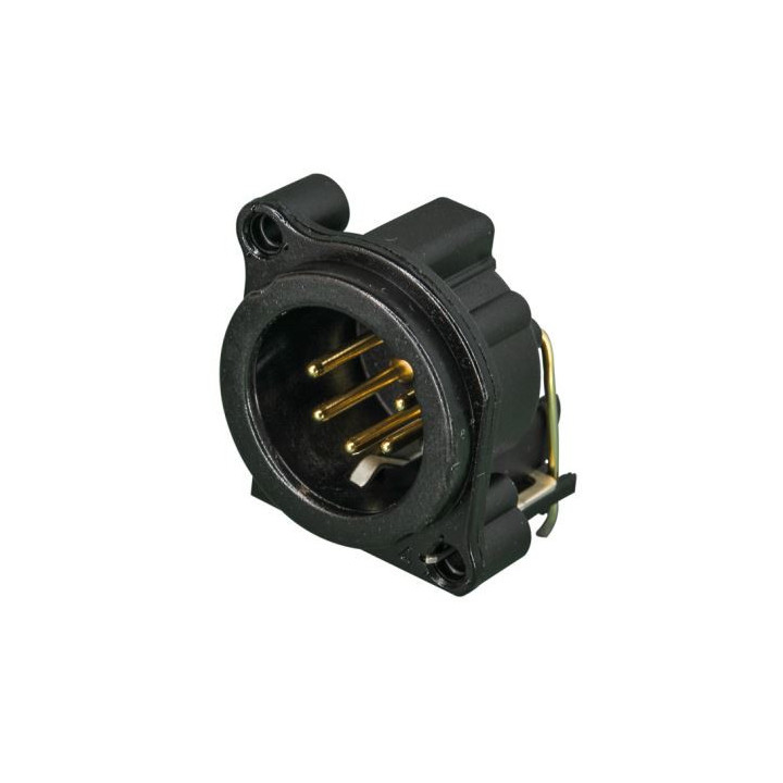 Contrik NC5MBH-B - 5 pole male XLR receptacle