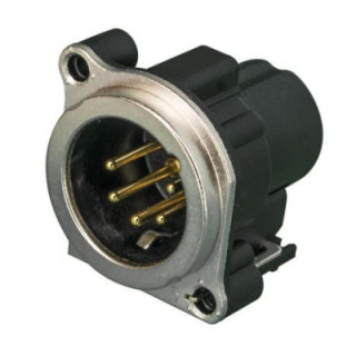 Contrik NC5MBV - 5 pole male XLR receptacle