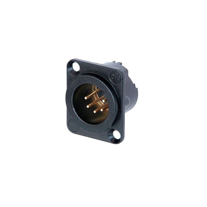 Contrik NC5MD-LX-B - 5 pole male receptacle