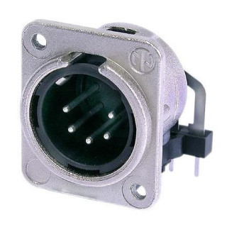Contrik NC5MDM3-H - 5 pole male receptacle