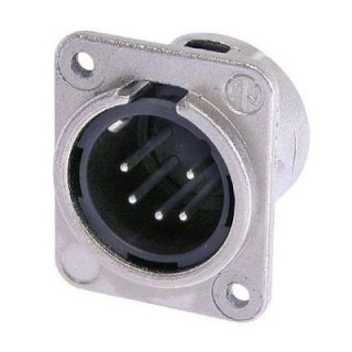 Contrik NC5MDM3-L-1 - 5 pole male receptacle