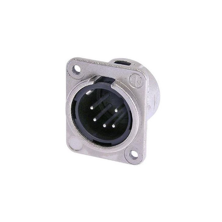 Contrik NC5MDM3-L-1 - 5 pole male receptacle