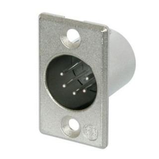 Contrik NC5MP - 5 pole male receptacle