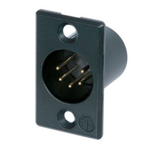 Contrik NC5MP-B - 5 pole male receptacle