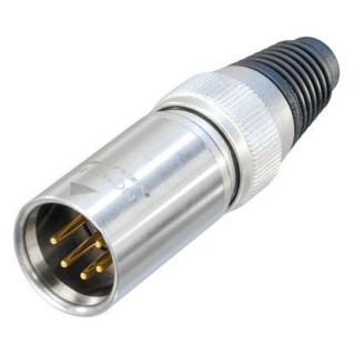 Contrik NC5MX-HD - 5 pole male cable connector, heavy duty