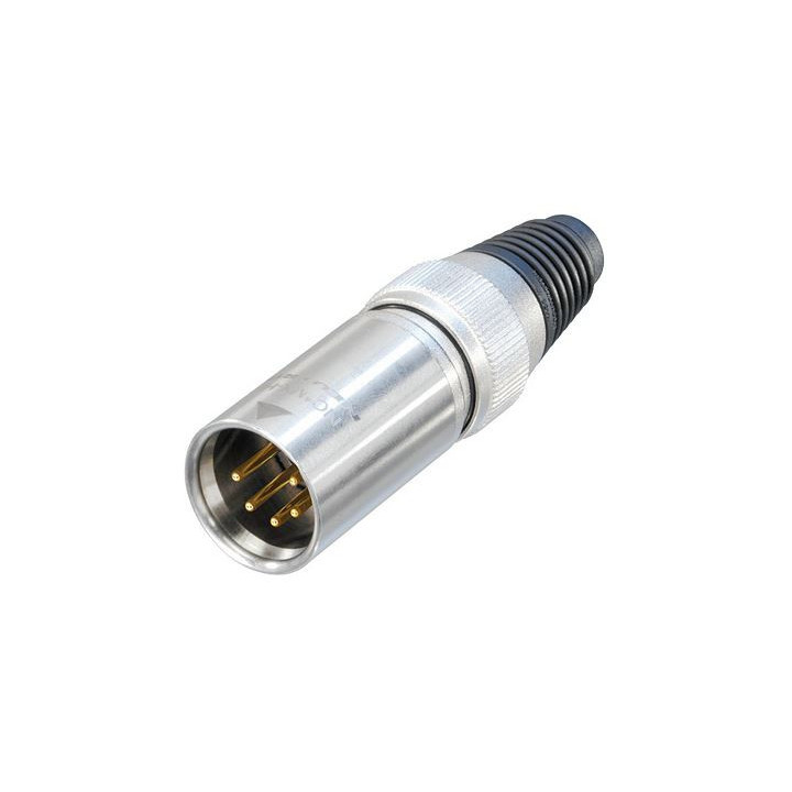 Contrik NC5MX-HD - 5 pole male cable connector, heavy duty