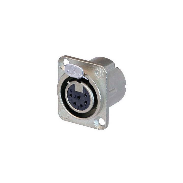 Contrik NC6FD-LX - 6 pole female receptacle
