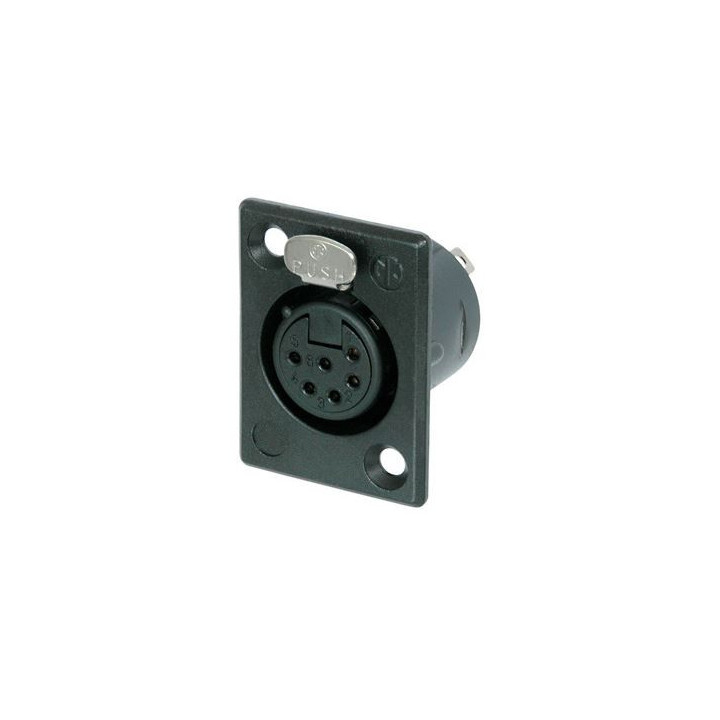 Contrik NC6FP-B-1 - 6 pole female receptacle