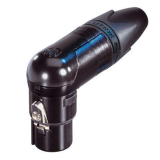 Contrik NC6FRX-B - 6 pole right angle female cable connector