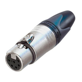 Contrik NC6FXX - 6 pole female cable connector
