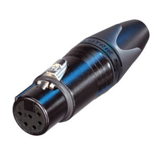 Contrik NC6FXX-B - 6 pole female cable connector